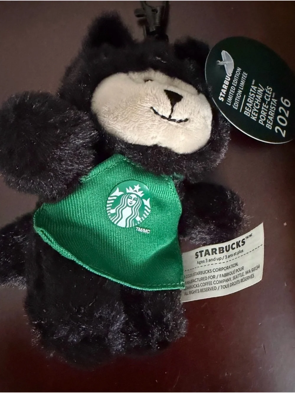Starbucks Limited Edition 2026 Bearista Keychain
